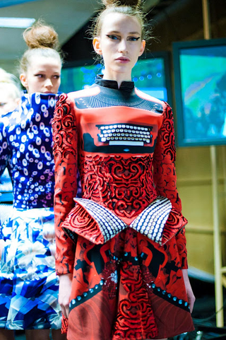 Illustration for article titled How A Blogger's Photo of a Red Typewriter Inspired a Designer Dress
